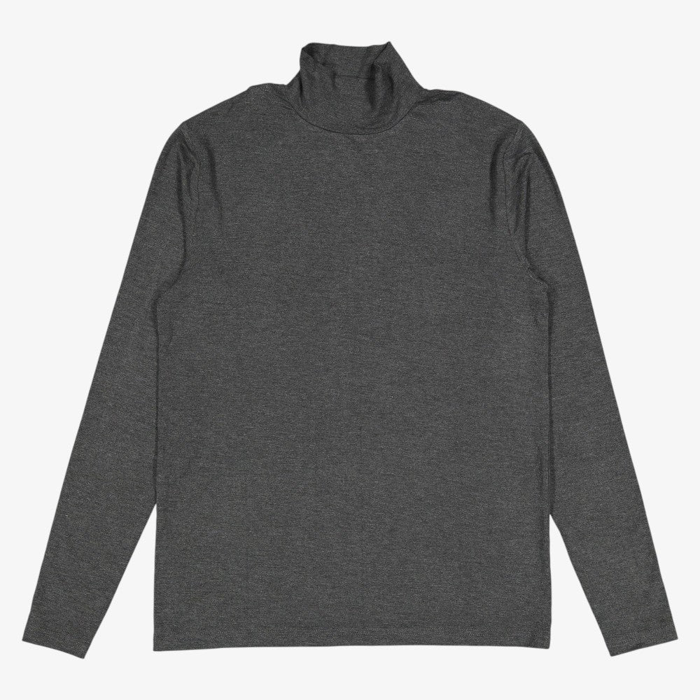 Solid Turtleneck - Grey