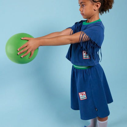 Embroidered Patch T-Shirt - Navy