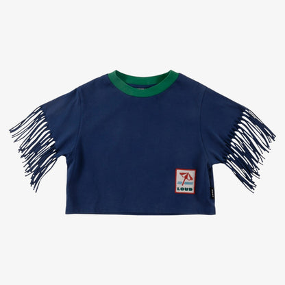 Embroidered Patch T-Shirt - Navy