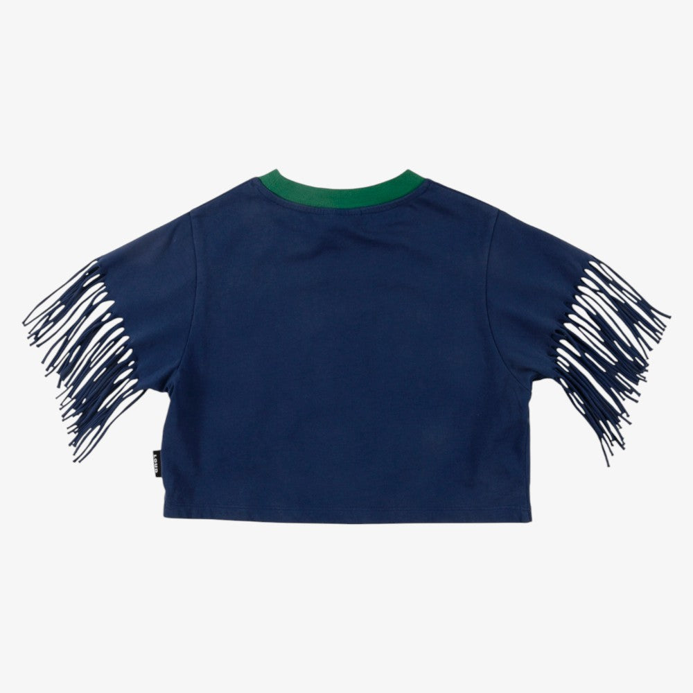 Embroidered Patch T-Shirt - Navy