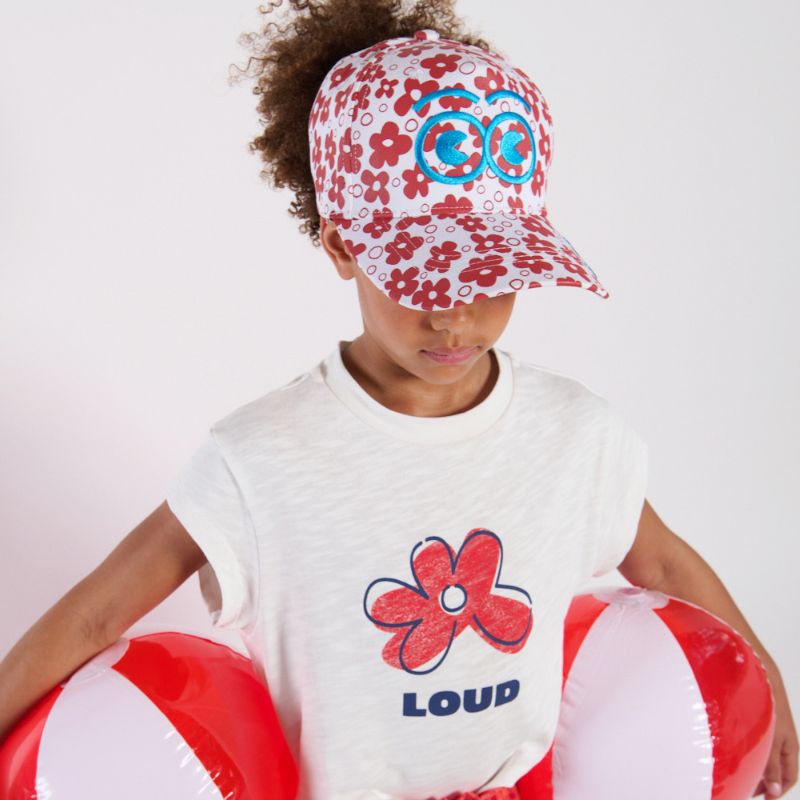 loud + proud Reversible cap Organic Cotton Cappellopello loud + proud Reversible cap Organic Cotton Cappellopello