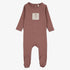 Graphic Tag Footie - Mauve