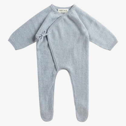 Cashmere Footie - BLUE HAZE