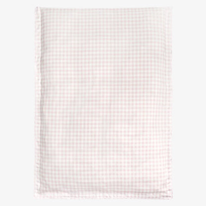 Baby Duvet Cover - Gingham Pink