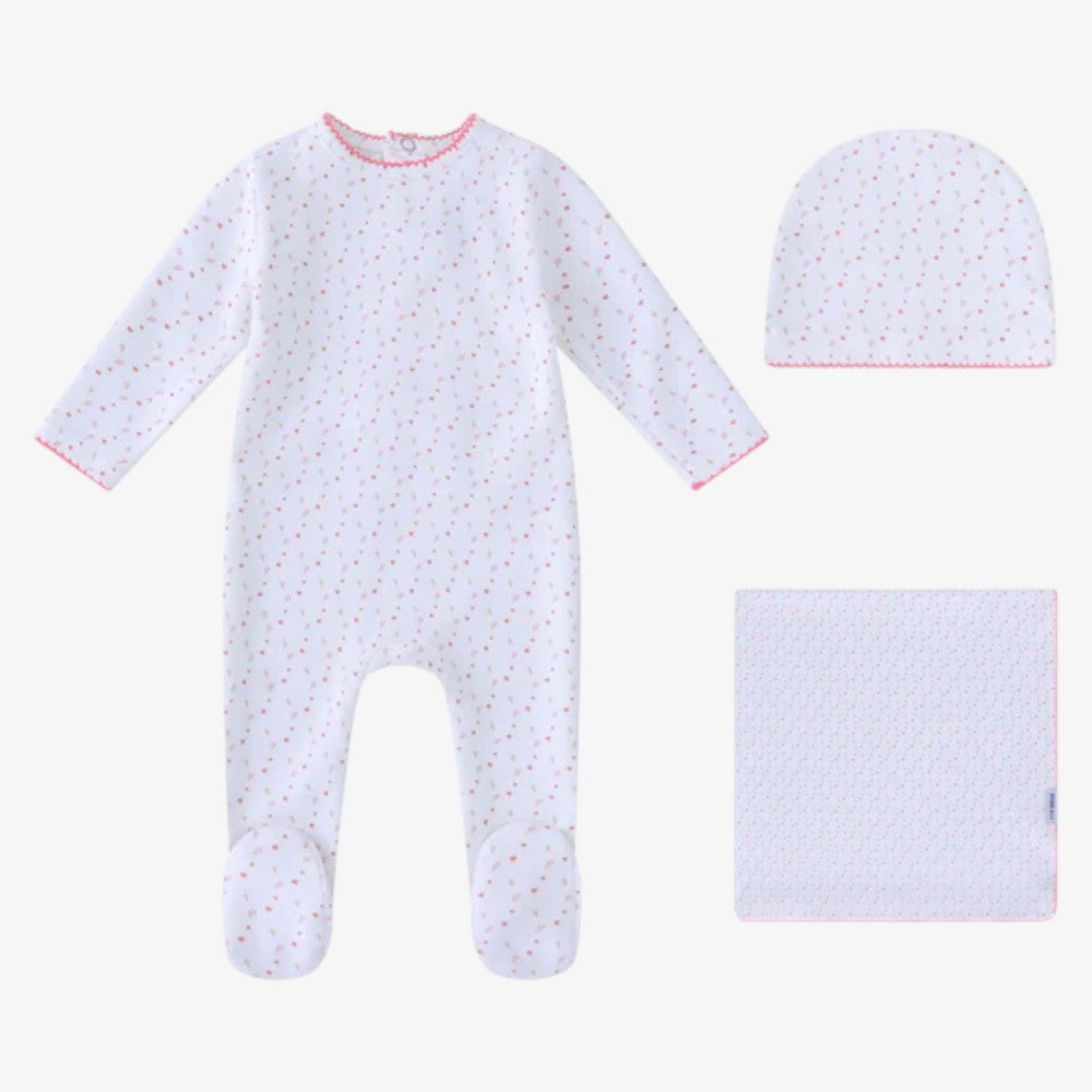 Floral Take Me Home Set - White &amp; Pink