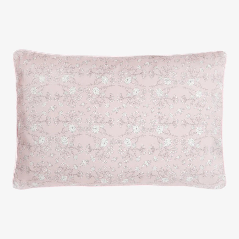 Toddler Pillowcase - Birds Pink