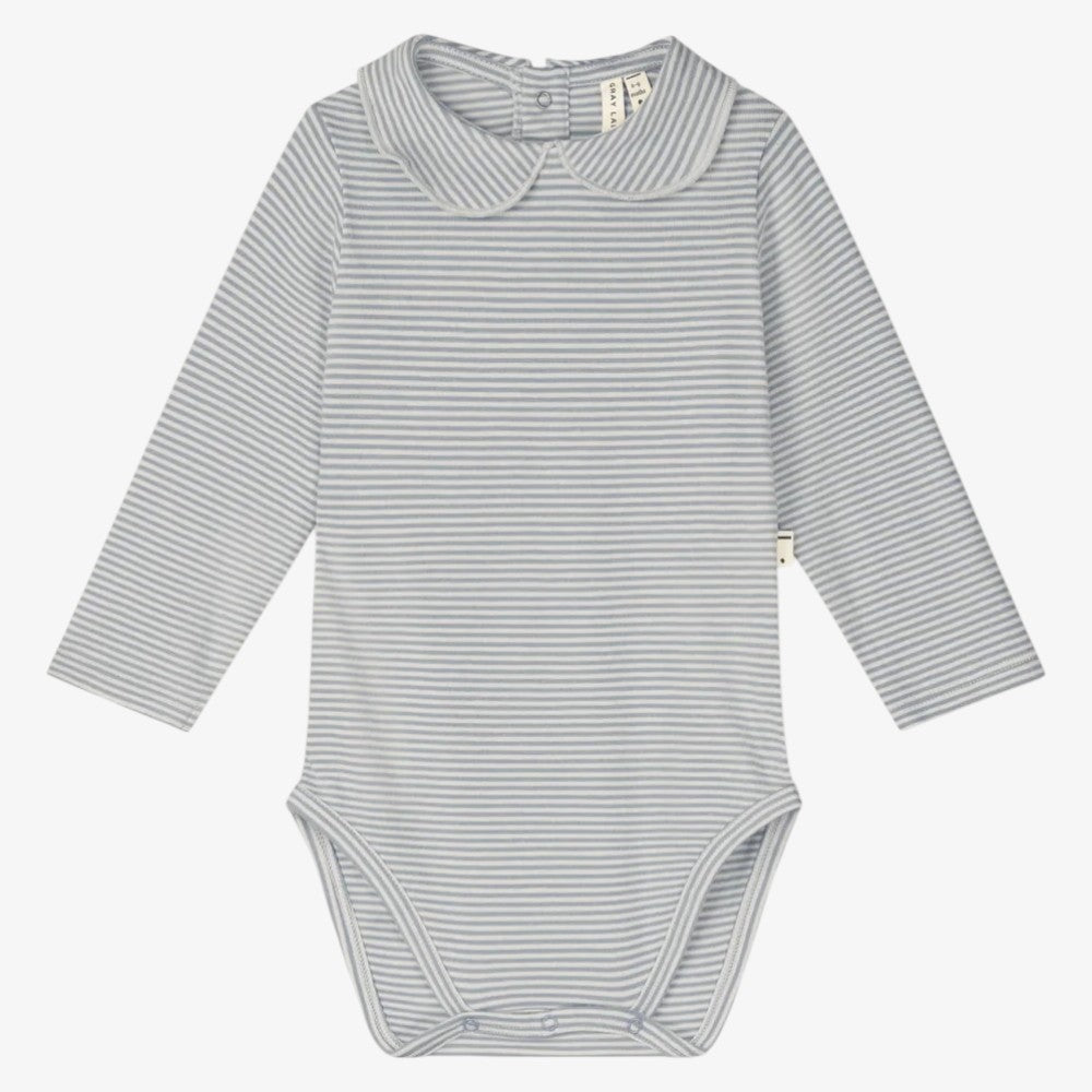 Collar Onesie And Leggings - Stone Grey &amp; Cream