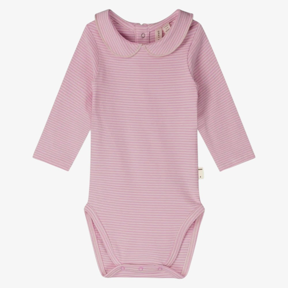 Collar Onesie And Leggings - Bubblegum