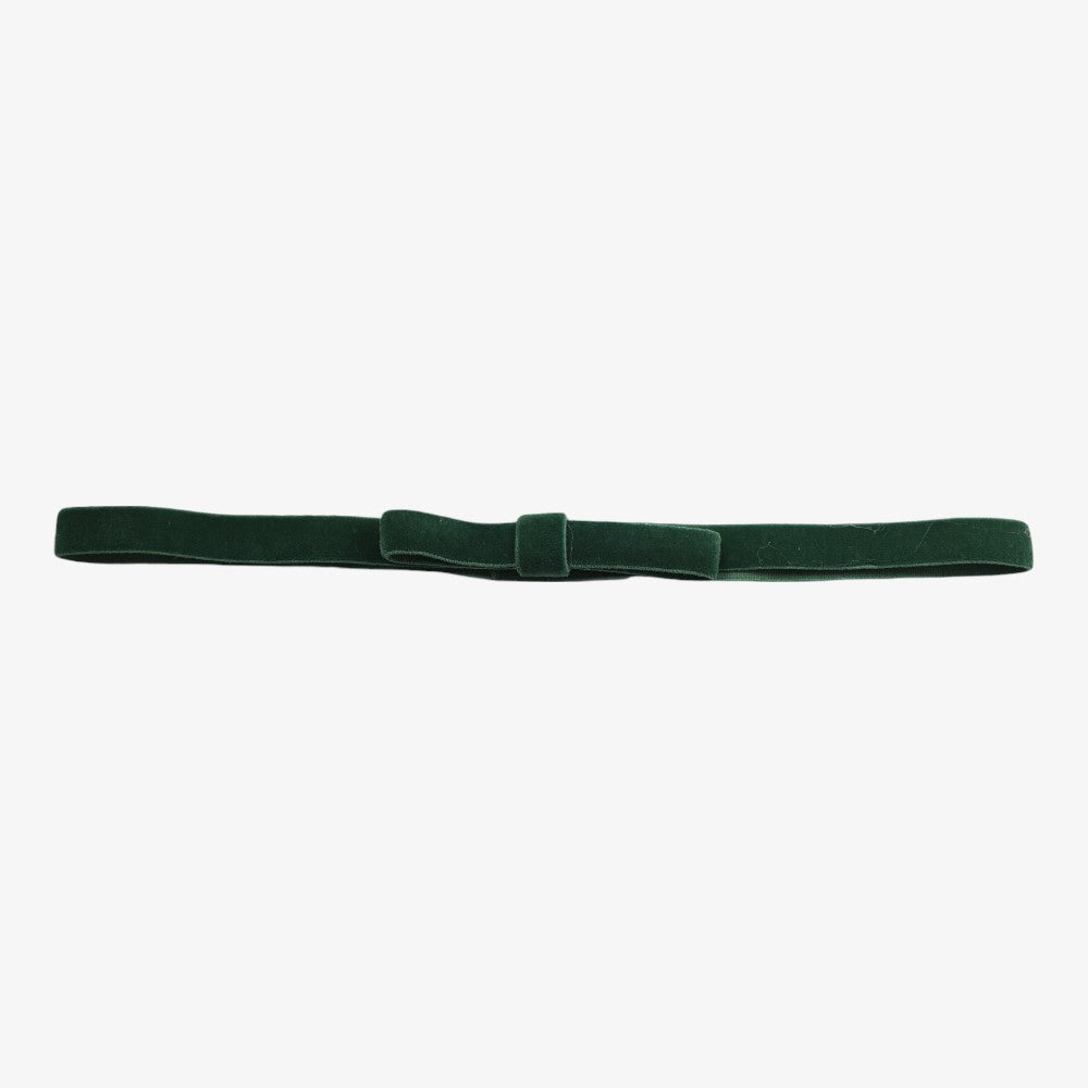 Velvet Headband - Green