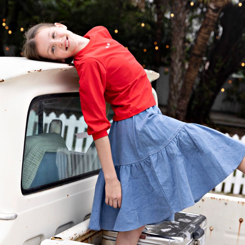 Hollis Maxi Skirt - Denim