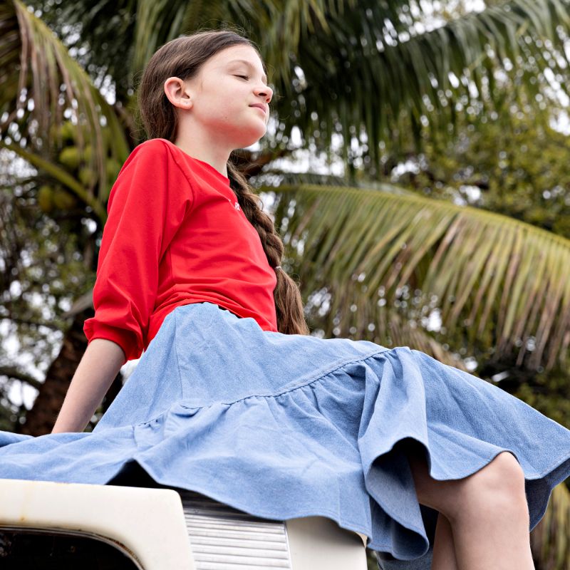 Hollis Maxi Skirt - Denim