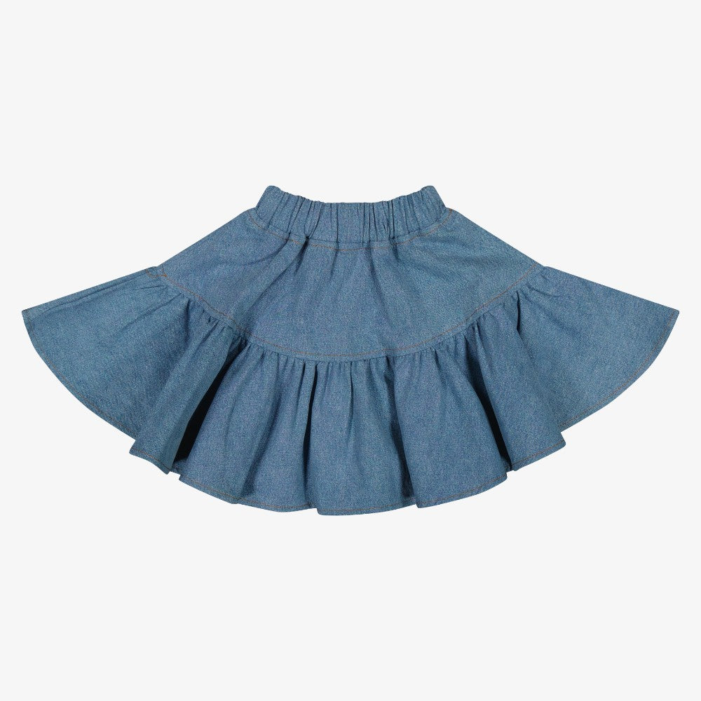 Hollis Short Skirt - Denim