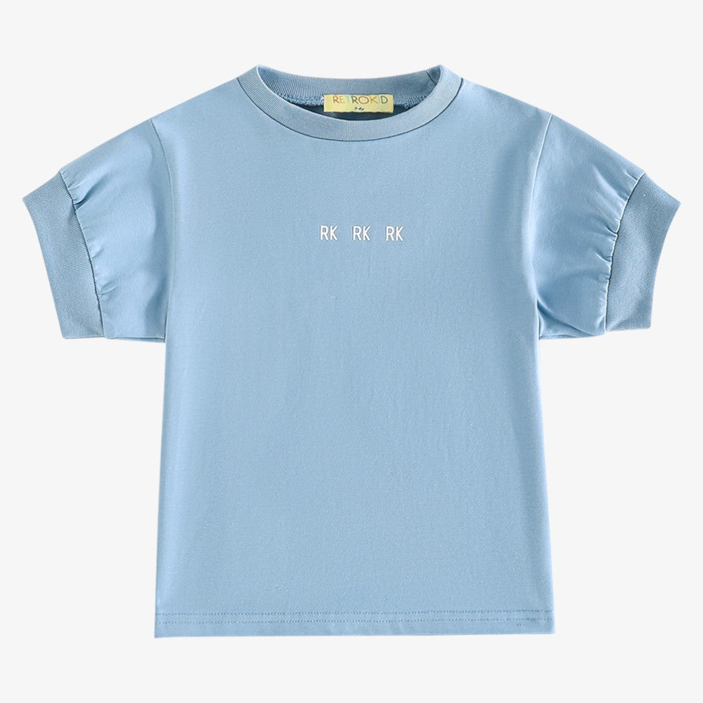 Hollis Logo Tee SS - Light Blue