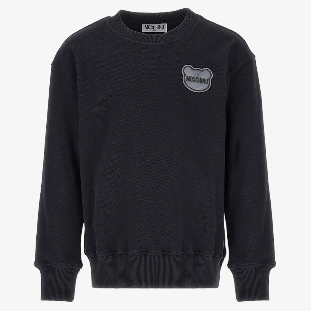 Logo Patch Sweatshirt - Black