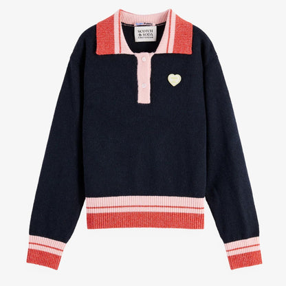 Sporty Logo Sweater - Sky