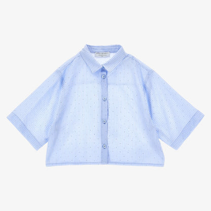 Shirt With Stones - Blue