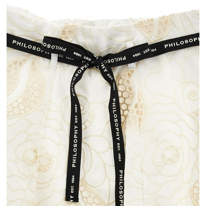 Embroidered Skirt - Offwhite