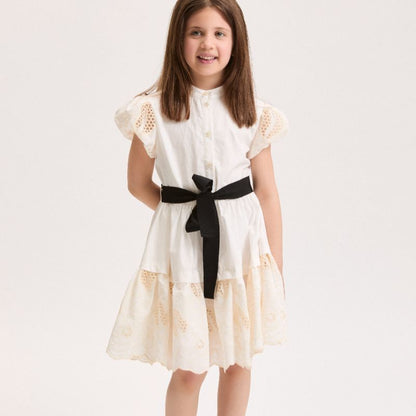 Embroidered Dress - Offwhite