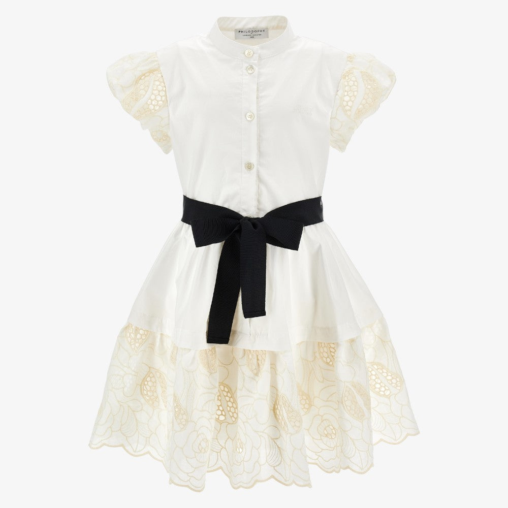 Embroidered Dress - Offwhite