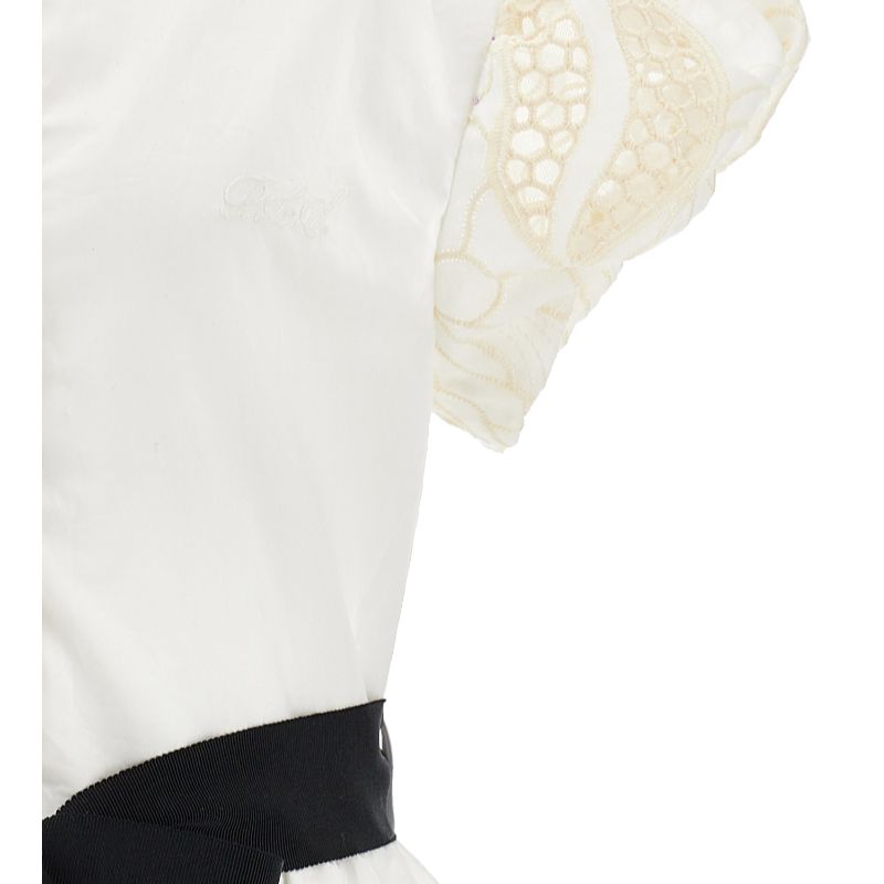 Embroidered Dress - Offwhite