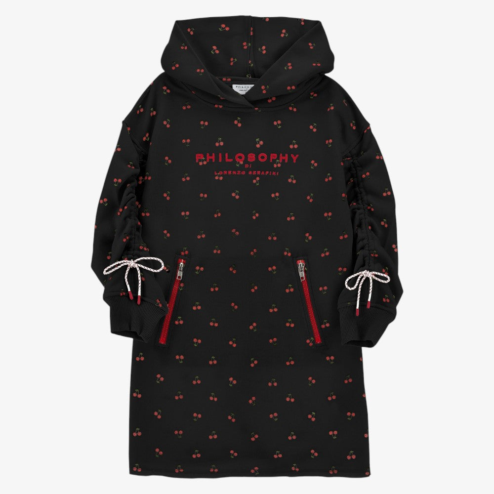 Hooded Dress - Black