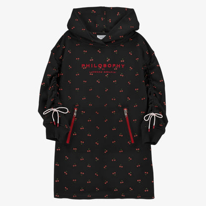 Hooded Dress - Black