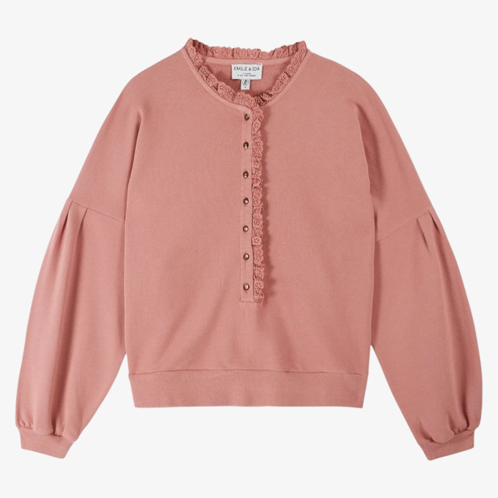 Embroidered Sweatshirt - Ballerine