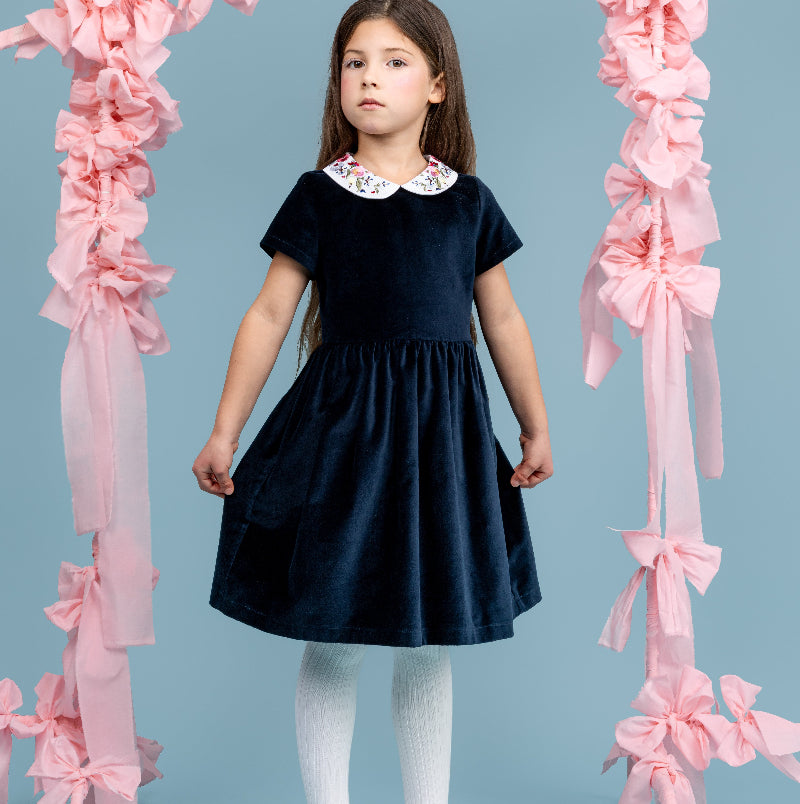 Haven Dress - Dark Blue