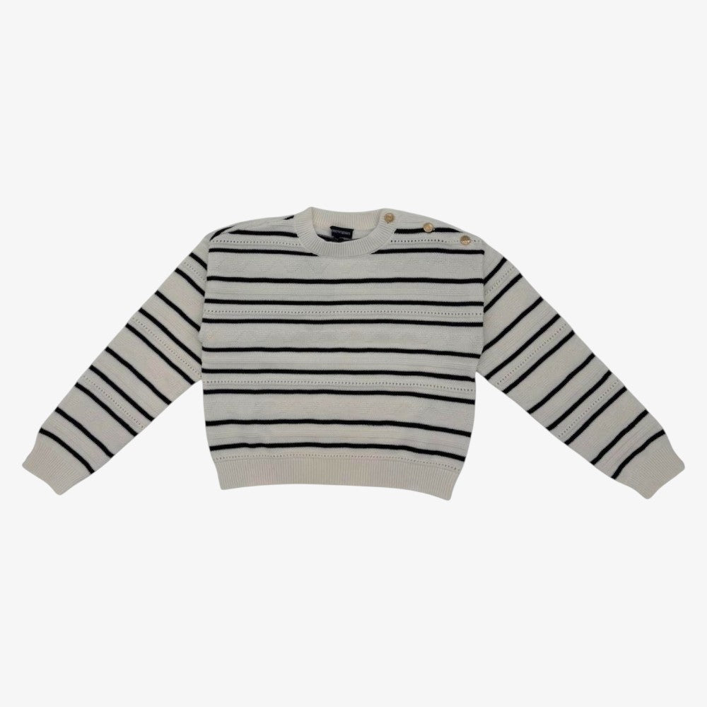 Striped Sweater - Black