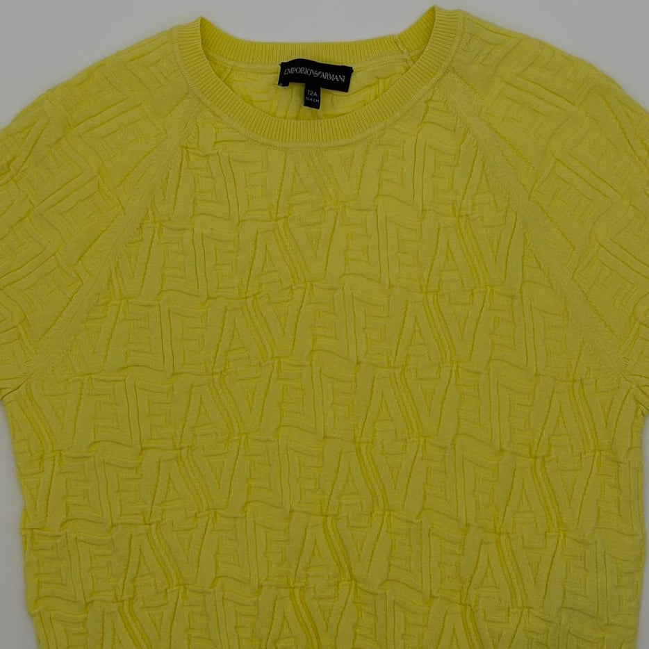 Puff Sleeve Sweater - Yellow
