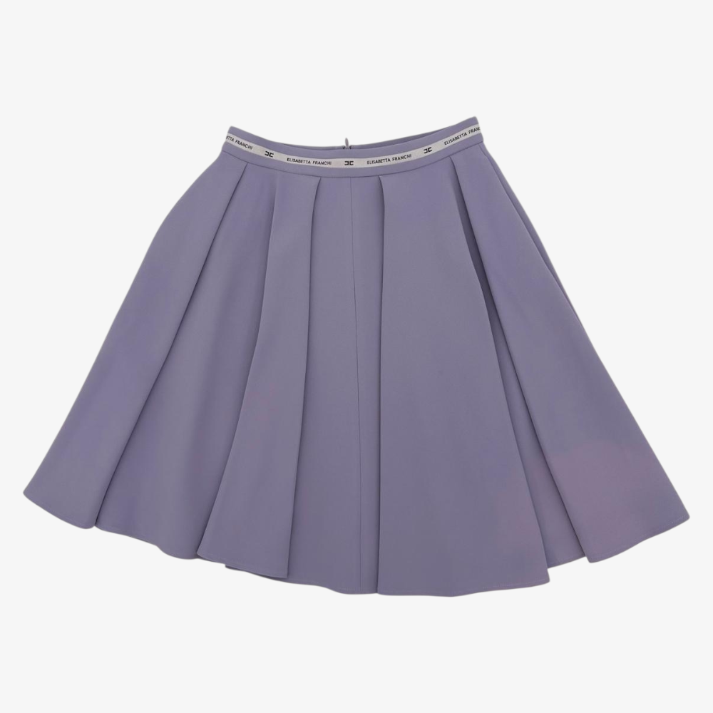 Logo Ribbon Skirt - Lilac