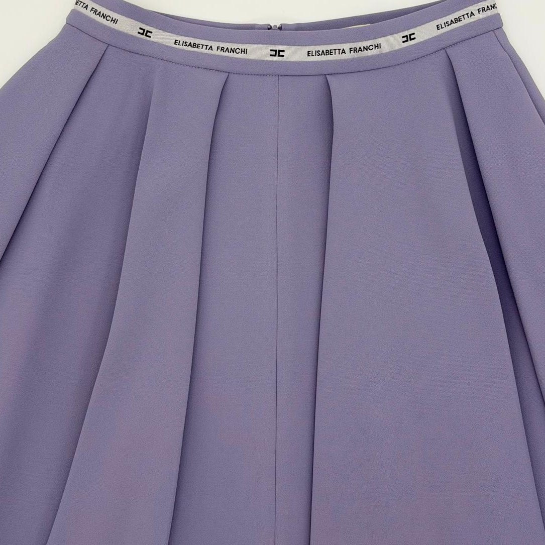 Logo Ribbon Skirt - Lilac