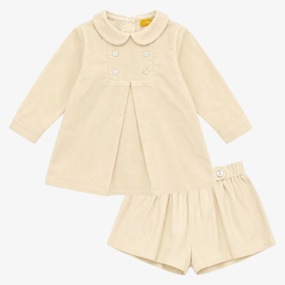 Collar Pleat Set - Cream