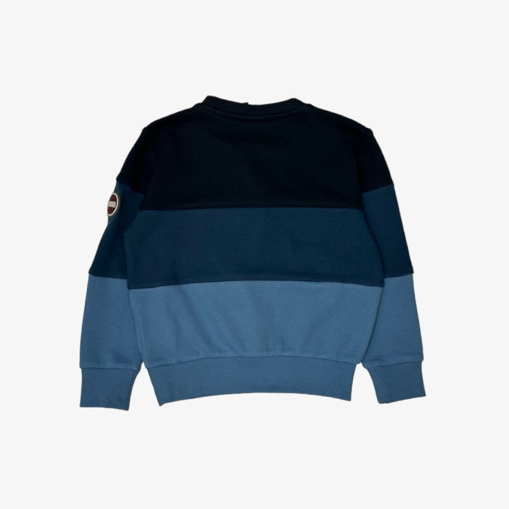 Colmar Stripe Sweatshirt - Navy Blue