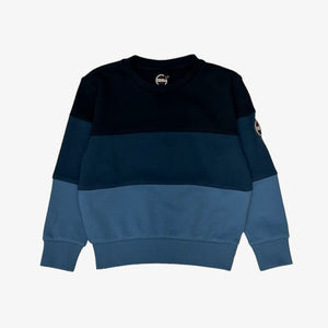 Stripe Sweatshirt - Navy Blue