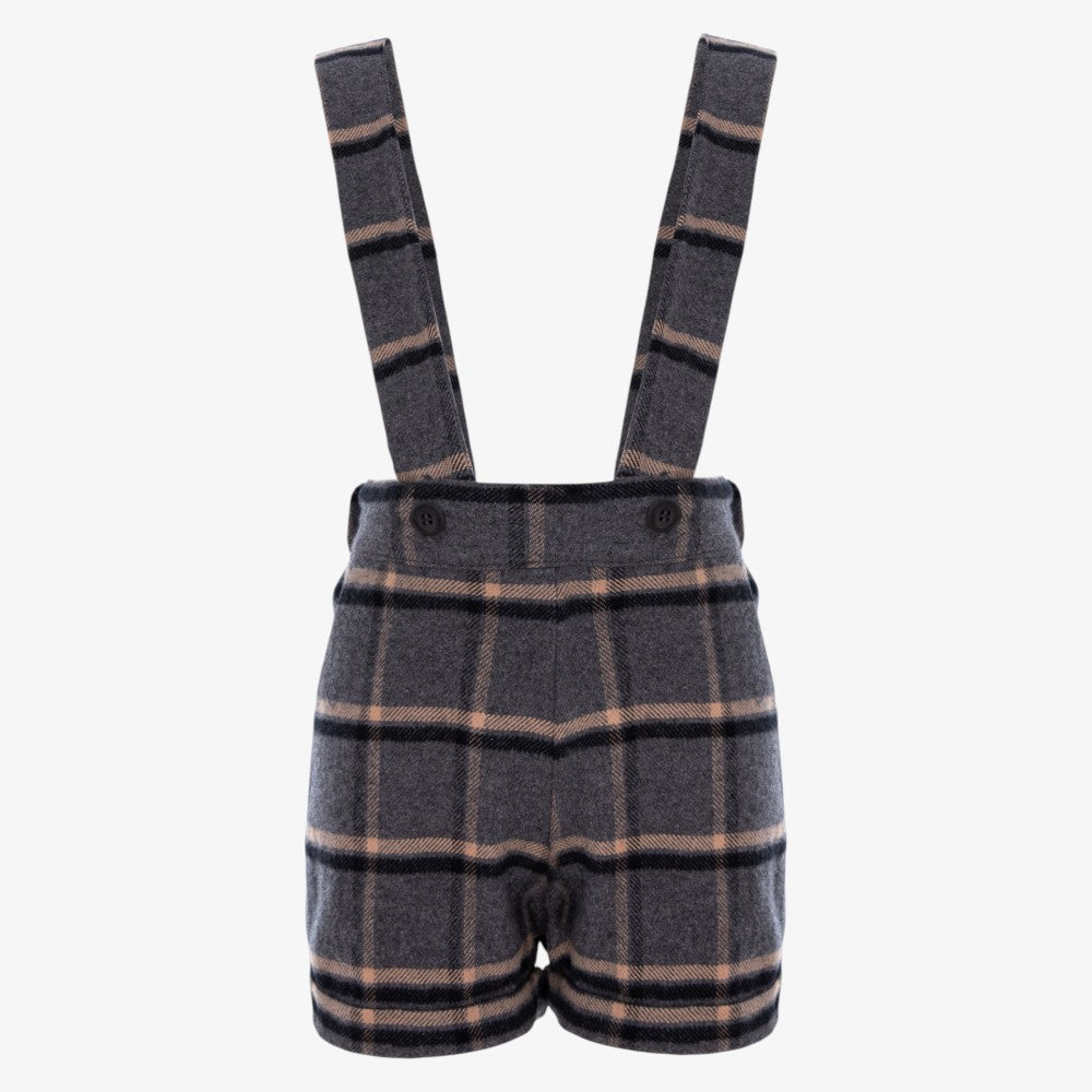 Suspender Pants - Grey