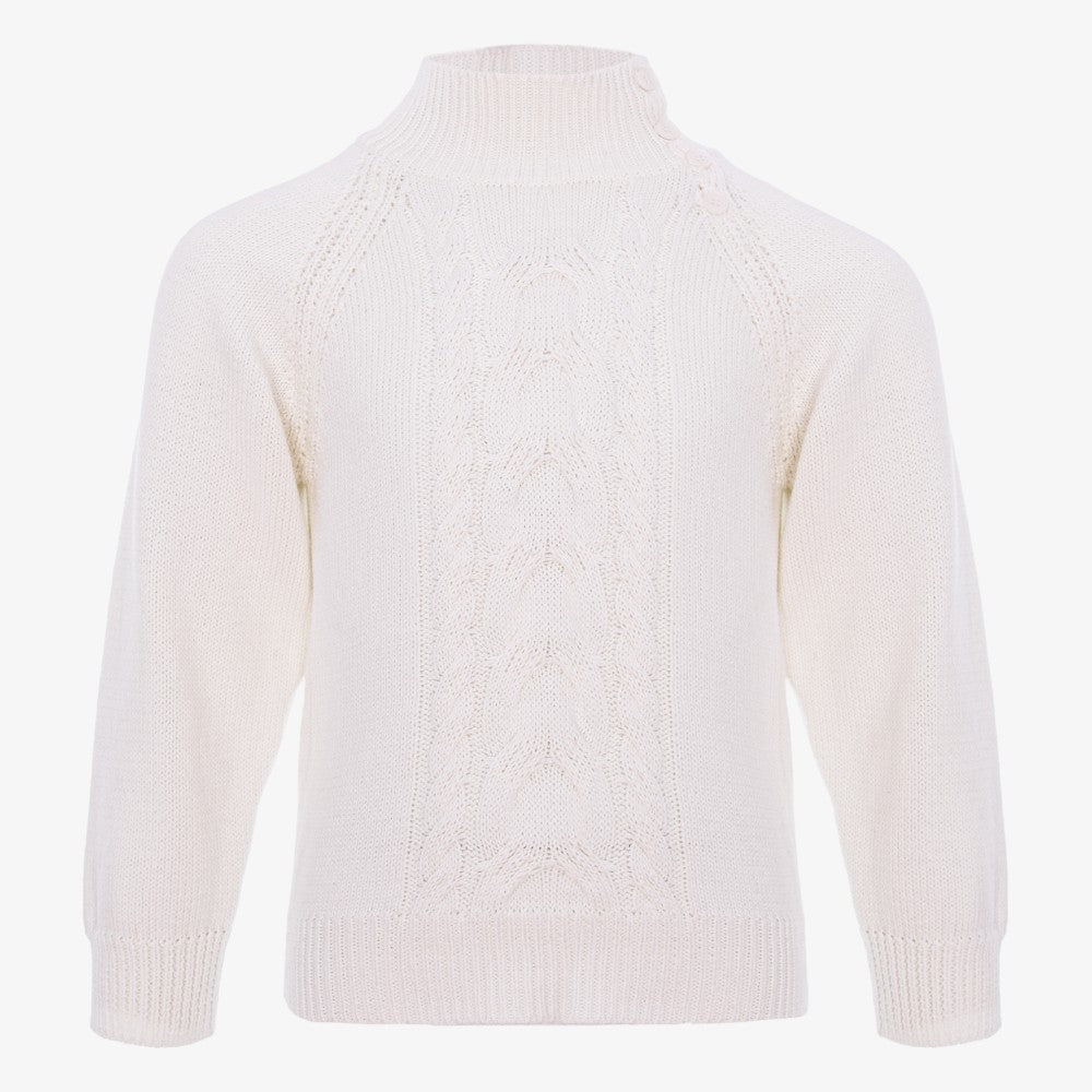 High Neck Sweater - Ivory