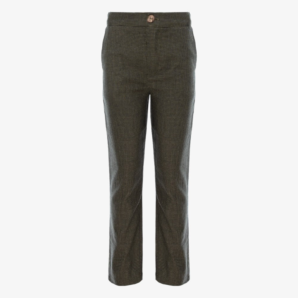 Houndstooth Pants - Green