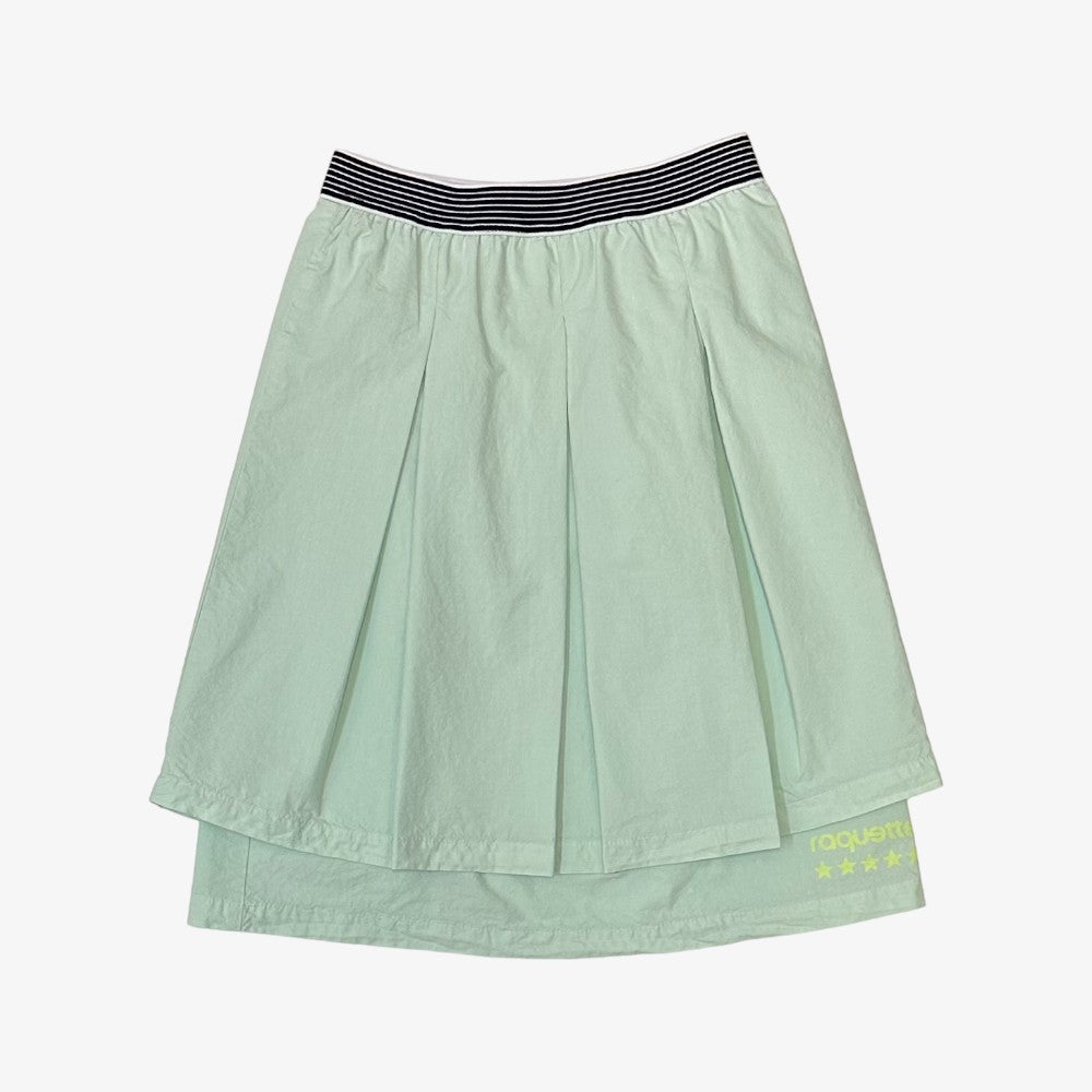 Raquette Pleated Tennis Skirt - Surf Spray