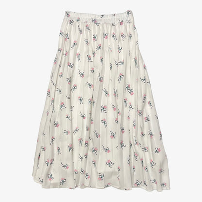 Button Top And Skirt - Ivory