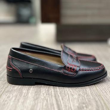 Leather Loafer - Black