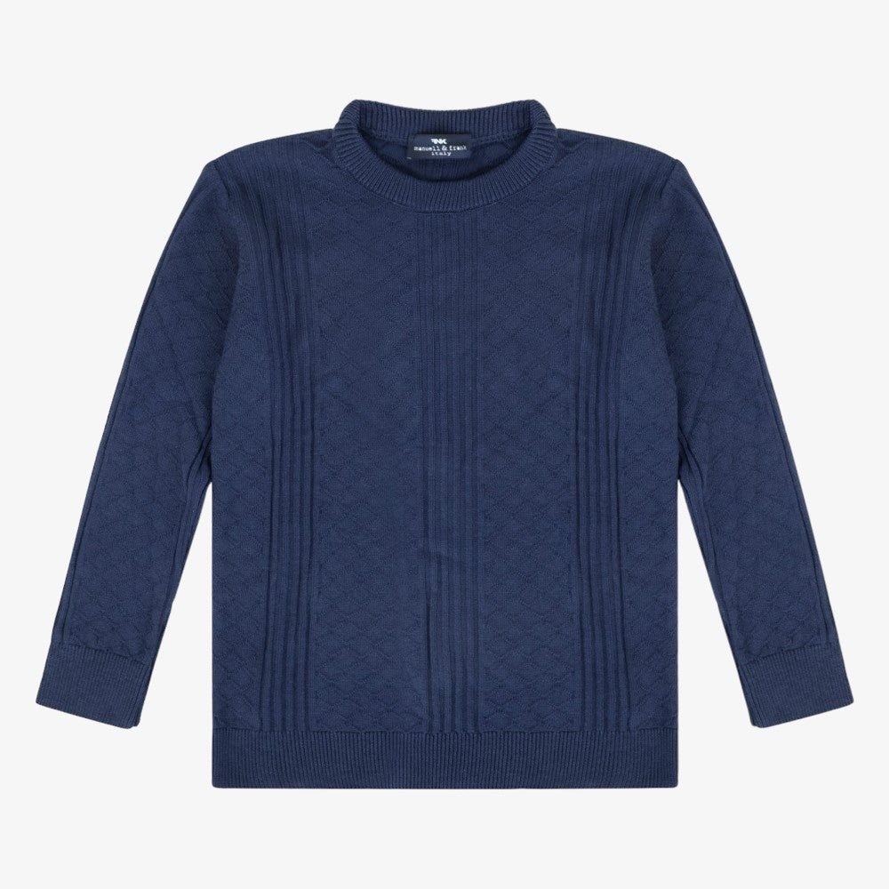 Crew Neck Sweater - Royal