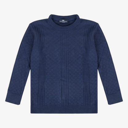 Crew Neck Sweater - Royal