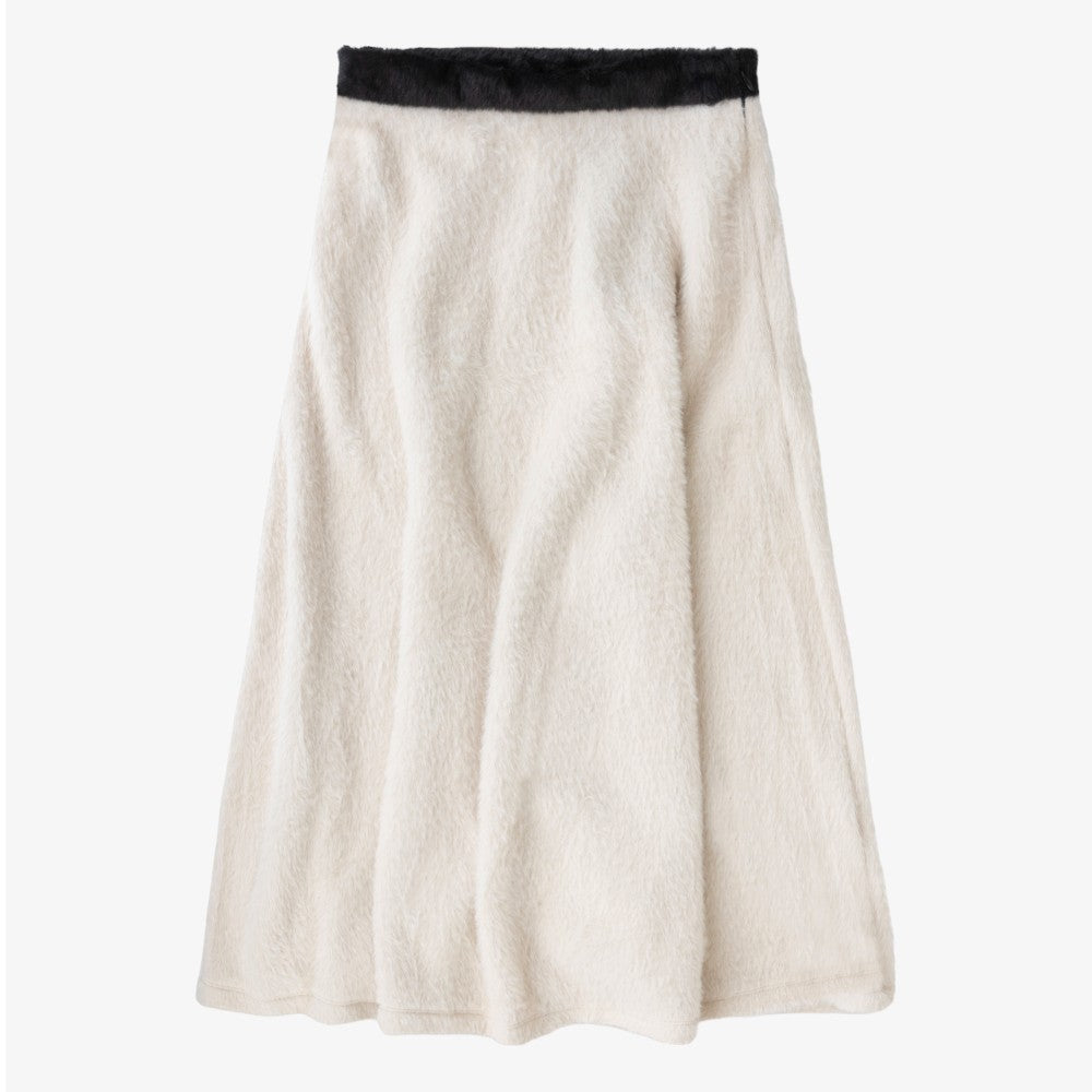 Fluffy Hug Skirt - Ivory