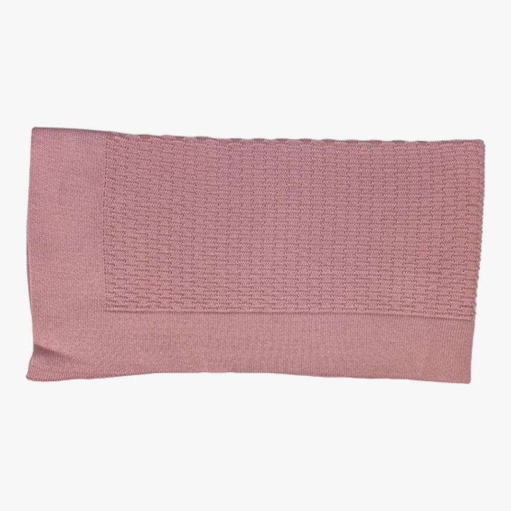 Frilo Knit Blanket - Pink