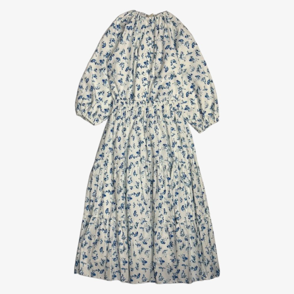 Alitsa Button Top And Skirt - Blue Floral