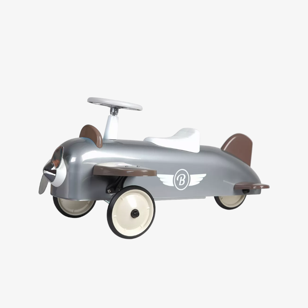 Ride-On Speedster Plane  - Silver