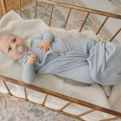 Embroidered Take Me Home Set - Blue