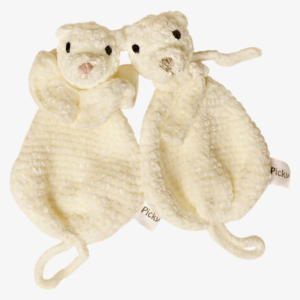Chenille Rattle Pacifier - Scarf