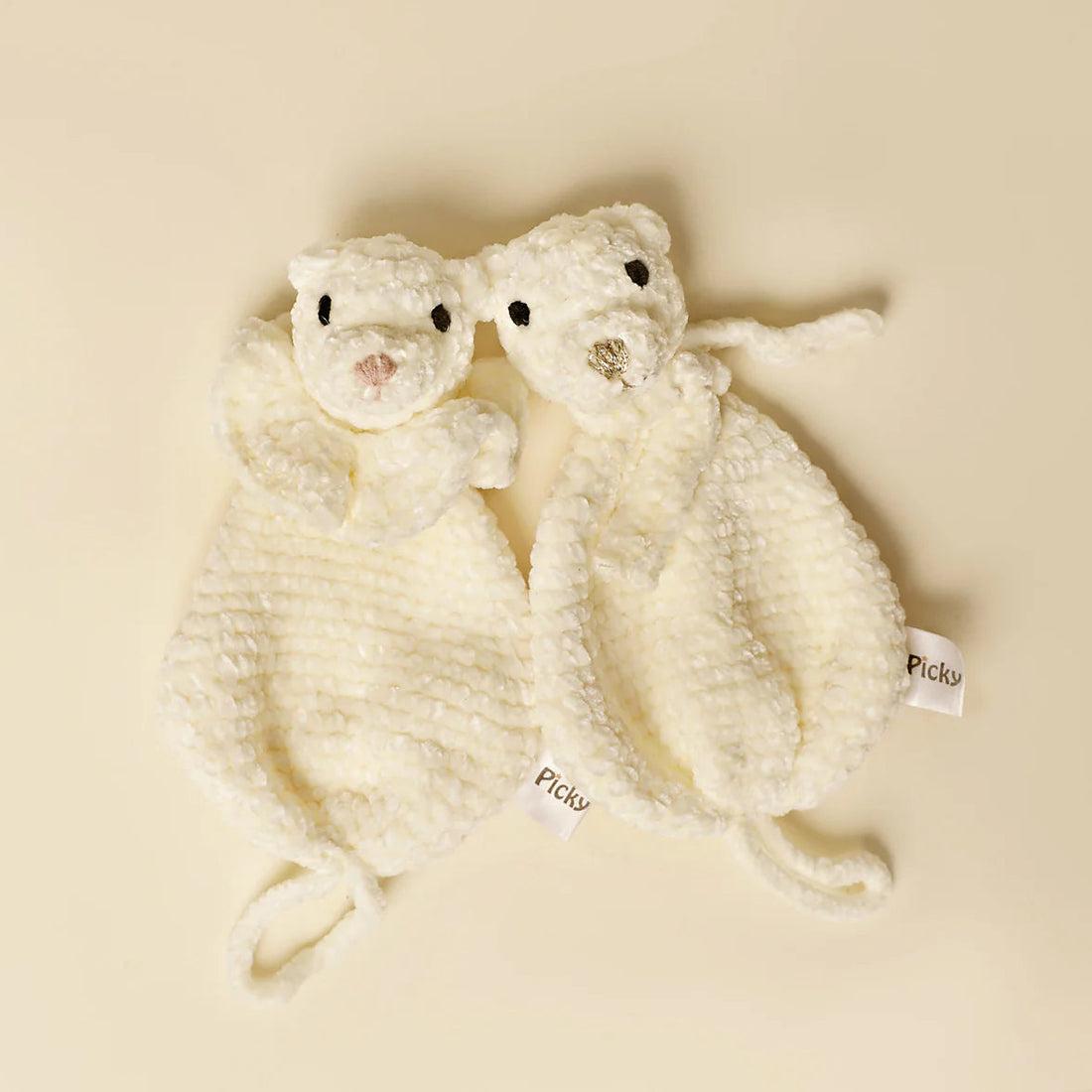 Chenille Rattle Pacifier - Ruffle